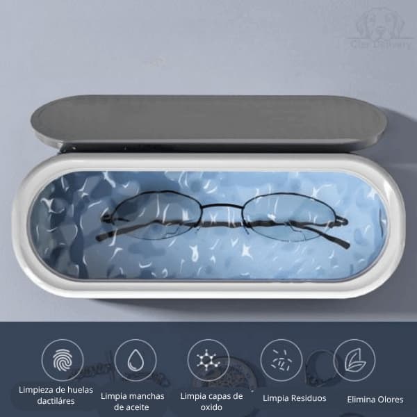 Limpiador Ultrasónico - limpieza profunda para tus Lentes