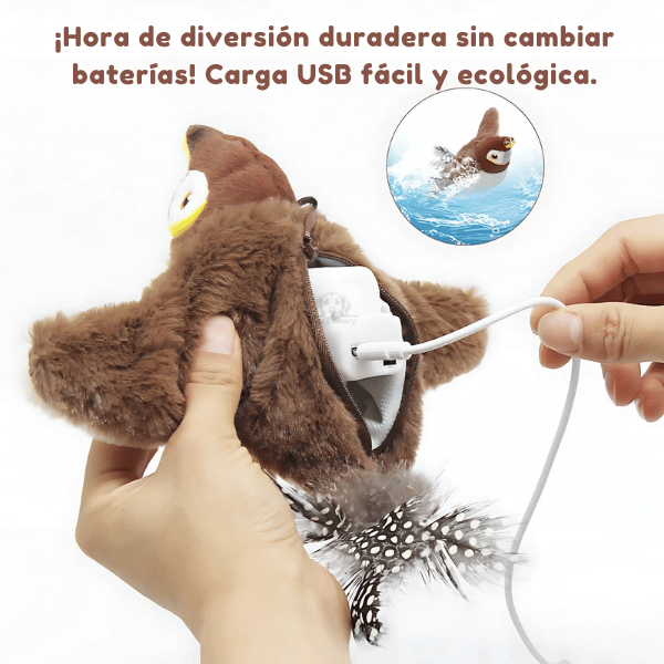 Pájaro Interactivo - Despierta la felicidad y el instinto de tu gato