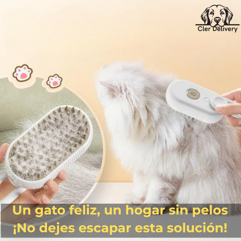 Cepillo a Vapor para Gatos
