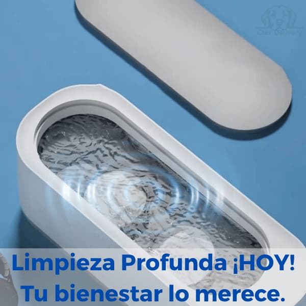 Limpiador Ultrasónico - limpieza profunda para tus Lentes