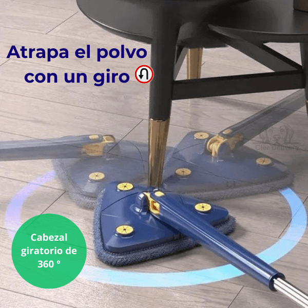 Mopa Triangular 360 - Adiós a Esquinas con Polvo