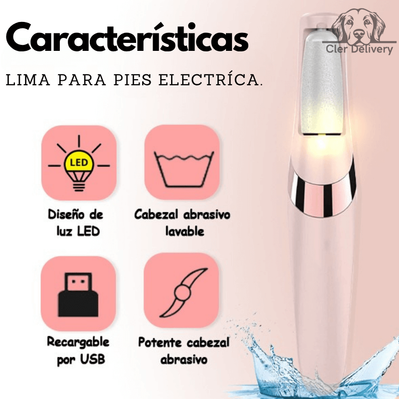 Lima eléctrica para pies.👣