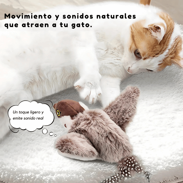 Pájaro Interactivo - Despierta la felicidad y el instinto de tu gato