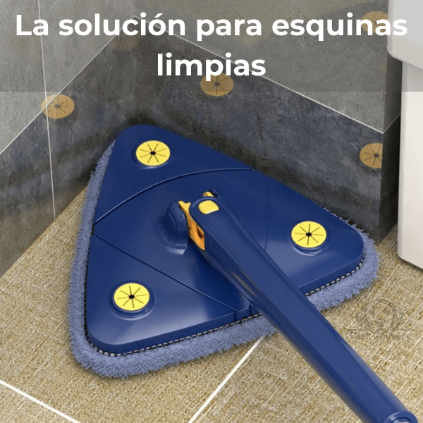 Mopa Triangular 360 - Adiós a Esquinas con Polvo