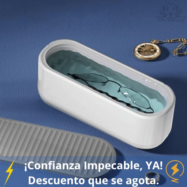 Limpiador Ultrasónico - limpieza profunda para tus Lentes