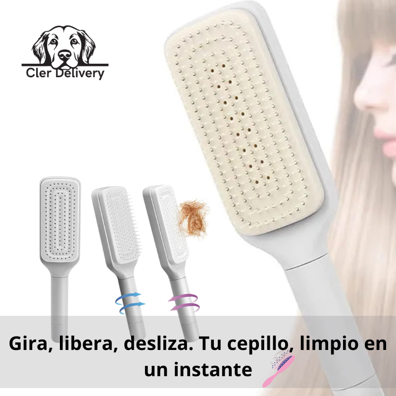 Cepillo Autolimpiante para el cabello: Bloombrush 💁🏻♀️