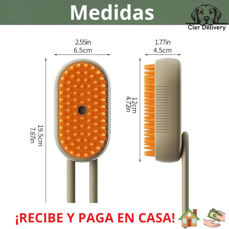 Cepillo a Vapor para Gatos