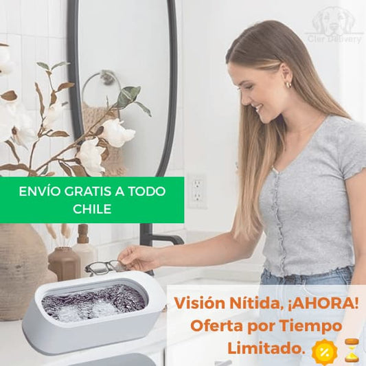 Limpiador Ultrasónico - limpieza profunda para tus Lentes