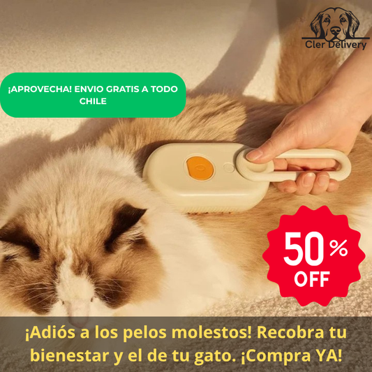 Cepillo a Vapor para Gatos