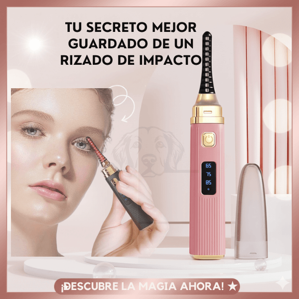 Encrespador eléctrico -Pestañas de impacto, sin pellizcos, sin quiebres. 🚀